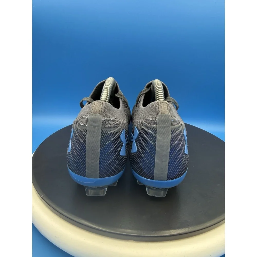 Under Armour Shadow Elite 3‎ FG Men's Size 8 Gray Blue Soccer Cleats 3028288-026